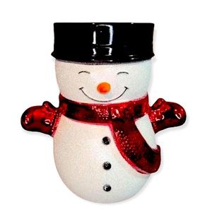 BATH AND BODY WORKS SNOWMAN PEDESTAL
3-Wick Candle Holder